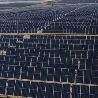 Solar farm wallpaper