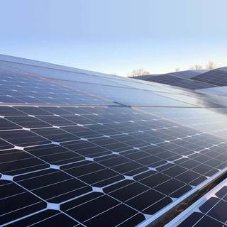 Solar farm wallpaper