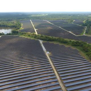 Solar farm wallpaper