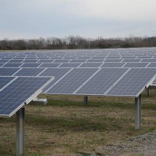 Solar farm wallpaper