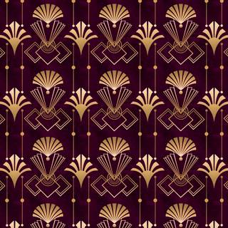 Maroon and gold wallpaper