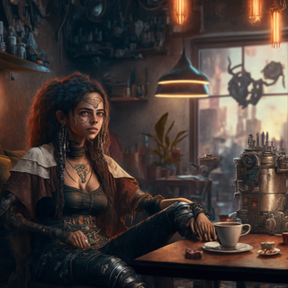 Fantasy tavern wallpaper