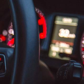 Man and car wallpaper