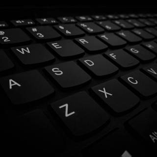 Black keyboard wallpaper