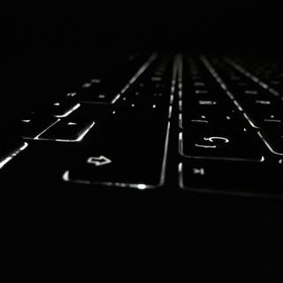 Black keyboard wallpaper