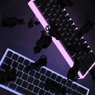 Black keyboard wallpaper