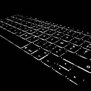 Black keyboard wallpaper