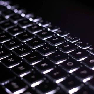 Black keyboard wallpaper