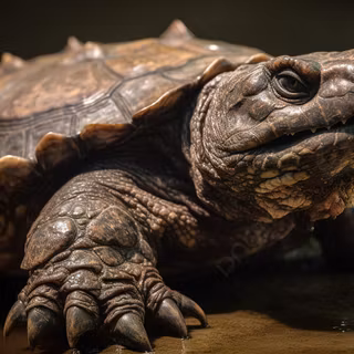 Alligator snapping turtle wallpaper