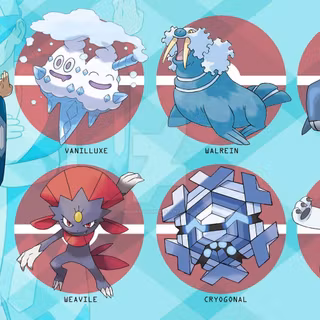 Pokémon ice wallpaper