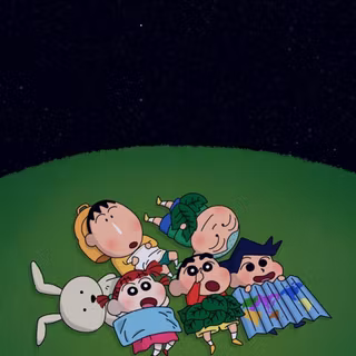 Shin Chan and friends wallpaper
