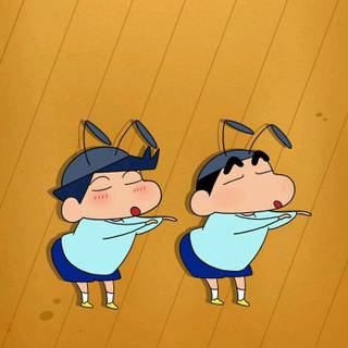 Shin Chan and friends wallpaper