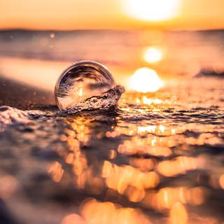 Water ball wallpaper