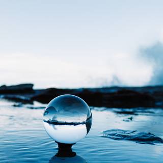 Water ball wallpaper