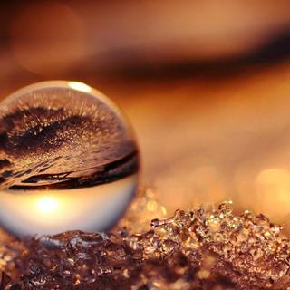 Water ball wallpaper