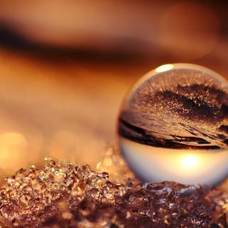 Water ball wallpaper