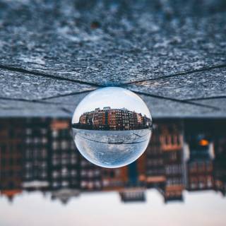 Water ball wallpaper