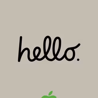 Hello Apple wallpaper