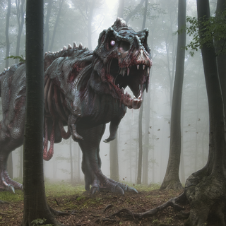 Scary dinosaurs wallpaper