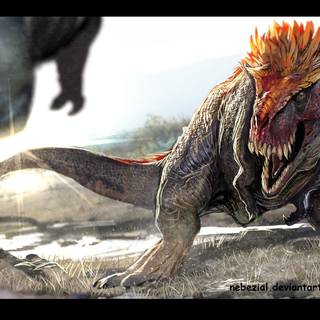 Scary dinosaurs wallpaper