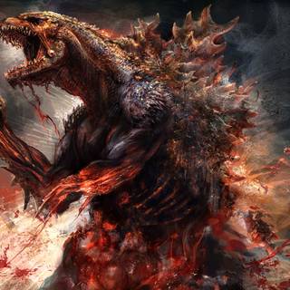 Scary dinosaurs wallpaper