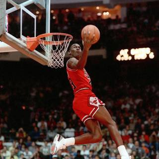 MJ dunking wallpaper