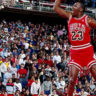 MJ dunking wallpaper