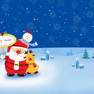 Cute holiday wallpaper