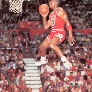 MJ dunking wallpaper