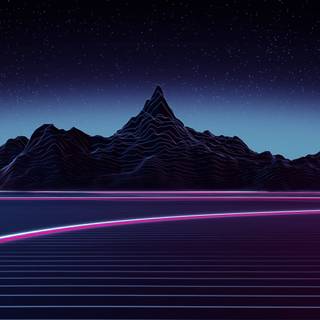 Dark synthwave wallpaper