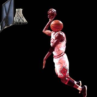 MJ dunking wallpaper