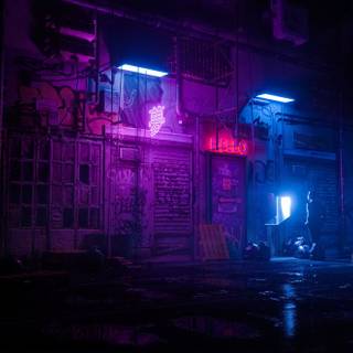 Dark synthwave wallpaper