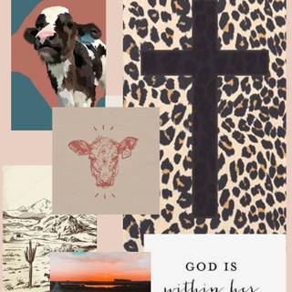 Preppy country wallpaper