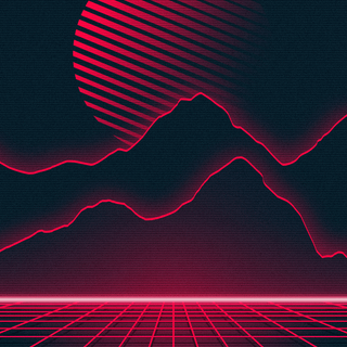 Dark synthwave wallpaper