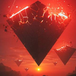 Dark synthwave wallpaper