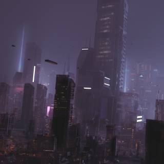 Dark synthwave wallpaper