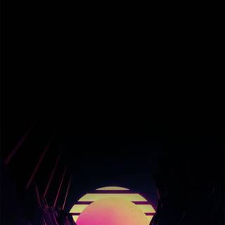 Dark synthwave wallpaper