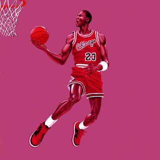 MJ dunking wallpaper