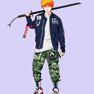 Drip Ichigo wallpaper
