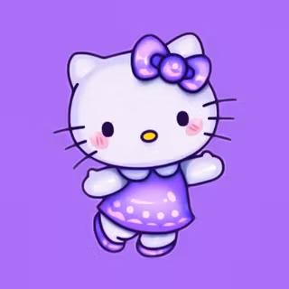 Purple Sanrio wallpaper