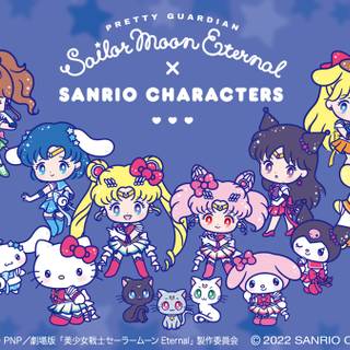 Purple Sanrio wallpaper