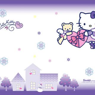 Purple Sanrio wallpaper