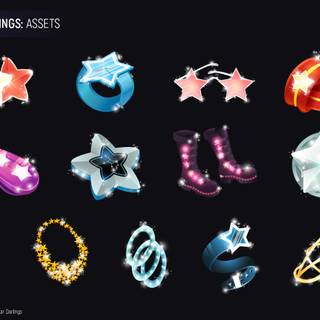 Star Darlings icons wallpaper