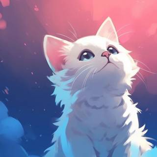 Sweet cat wallpaper