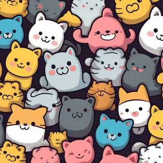 Sweet cat wallpaper