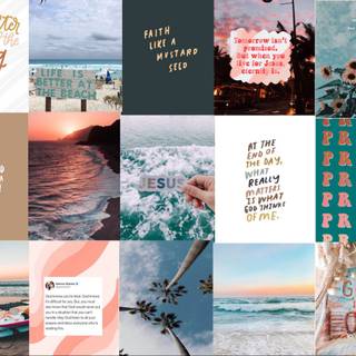 Bible verse collage wallpaper