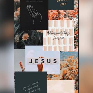 Bible verse collage wallpaper