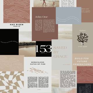 Bible verse collage wallpaper