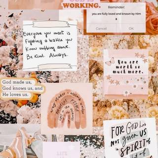 Bible verse collage wallpaper