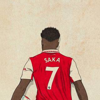 Saka Arsenal wallpaper